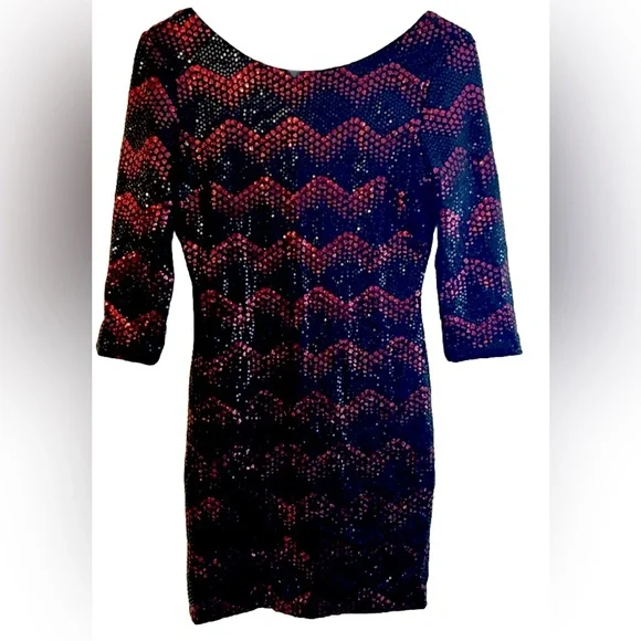 open lace back dress 80s Fredericks of Hollywood Dress main image 1